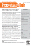 Go to journal home page - Photovoltaics Bulletin